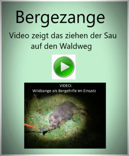 Video Bergehilfe und Wildgalgen Infobild